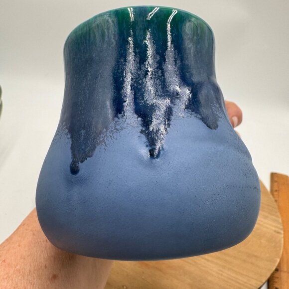 Wylie Dolphin tail mug cup blue green 2014 - Picture 5 of 11